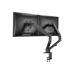 Кронштейн для двух мониторов настольный VESA 75&times;75, 100&times;100, 17"-27", до 14 кг, SONNEN MOTION, 455945