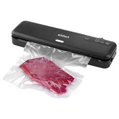 Вакууматор/<wbr/>вакуумный упаковщик KITFORT КТ-1509-1, 130 Вт, 2 режима, ширина пакета до 29 см, черный