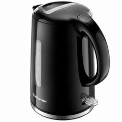 Чайник BRAYER BR1032, 1,7 л, 2200 Вт, закрытый нагревательный элемент, автоотключение, пластик, черный