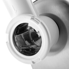 Мясорубка BRAYER BR1602, 2000 Вт, производительность 2 кг/<wbr/>мин, металлический шнек, реверс, пластик, черная/<wbr/>серебро