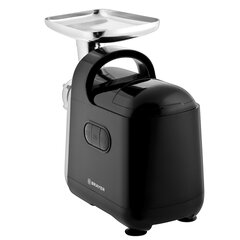 Мясорубка BRAYER BR1602, 2000 Вт, производительность 2 кг/<wbr/>мин, металлический шнек, реверс, пластик, черная/<wbr/>серебро