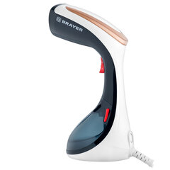 Отпариватель ручной BRAYER BR4123, 1630 Вт, 25 г/<wbr/>мин, резервуар 0,27 л, 1 режим, синий/<wbr/>белый