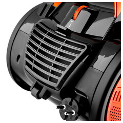 Пылесос BRAYER BR4201 с контейнером &laquo;циклон&raquo;, 2200 Вт, мощность всасывания 400 Вт, черный/<wbr/>оранжевый