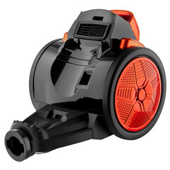 Пылесос BRAYER BR4201 с контейнером &laquo;циклон&raquo;, 2200 Вт, мощность всасывания 400 Вт, черный/<wbr/>оранжевый