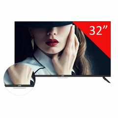 Телевизор JVC LT-32M595, 32'' (81 см), 1366&times;768, HD, 16:9, Android TV, Wi-Fi, безрамочный, черный