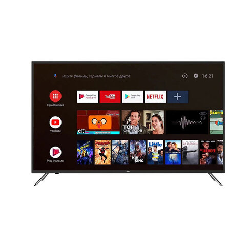 Телевизор JVC LT-43M690, 43" (109 см), 1920x1080, FullHD, 16:9, SmartTV, Wi-Fi, черный