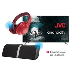 Телевизор JVC LT-43M697, 43" (109 см), 1920&times;1080, FullHD, 16:9, Android TV, Wi-Fi, безрамочный, черный
