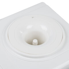 Кулер для воды SONNEN FSE-02Wc, напольный, НАГРЕВ/<wbr/>ОХЛАЖДЕНИЕ ЭЛЕКТРОННОЕ, шкаф, 2 крана, белый, 456167