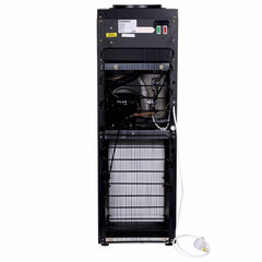 Кулер для воды SONNEN FSC-02W TURBO напольный, ТУРБОНАГРЕВ/<wbr/>ОХЛАЖДЕНИЕ КОМПРЕССОРНОЕ, шкаф, 2 крана, черный, 456171