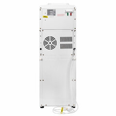 Кулер для воды SONNEN FSE-02W, напольный, НАГРЕВ/<wbr/>ОХЛАЖДЕНИЕ ЭЛЕКТРОННОЕ, 2 крана, белый, 456172