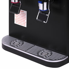 Кулер для воды SONNEN TSE-02WB, настольный, НАГРЕВ/<wbr/>ОХЛАЖДЕНИЕ ЭЛЕКТРОННОЕ, 2 крана, черный, 456174