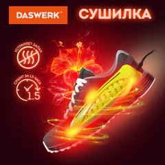 Сушилка для обуви электрическая с подсветкой, сушка для обуви, 10 Вт, DASWERK (ДАСВЕРК), SD3, 456196