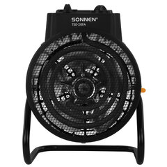 Тепловая пушка электрическа SONNEN TSE-20FA, 2000 Вт, ТЭН/<wbr/>спиральный нагревательный элемент, 2 режима, 456207