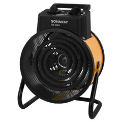 Тепловая пушка электрическая SONNEN TSE-30FA, 3000 Вт, ТЭН/<wbr/>спиральный нагревательный элемент, 2 режима, 456208