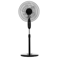 Вентилятор напольный, 3 режима, BALLU BFF–860R, d=40 см, 45 Вт, черный