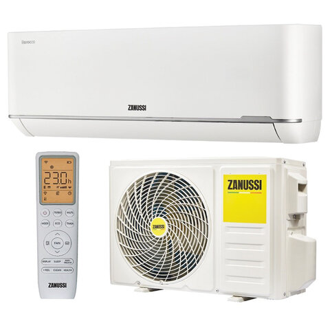 Сплит-система ZANUSSI ZACS-18 HB/N1, внешний и внутренний блок, площадь помещения до 50 м2, 2 МЕСТА, НС-1402235 - фото 7
