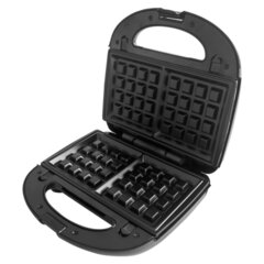 Мультипекарь 6 в 1, вафельница/<wbr/>гриль/<wbr/>орешница/<wbr/>сэндвич/<wbr/>пончики/<wbr/>печенье, 6 съемных панелей, 750 Вт, DASWERK (ДАСВЕРК), MB-2, 456332