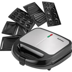 Мультипекарь 6 в 1, вафельница/<wbr/>гриль/<wbr/>орешница/<wbr/>сэндвич/<wbr/>пончики/<wbr/>печенье, 6 съемных панелей, 750 Вт, DASWERK (ДАСВЕРК), MB-2, 456332