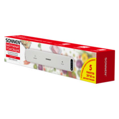 Вакууматор/<wbr/>вакуумный упаковщик SONNEN VS-V62, 85 Вт, запаивание до 30 см, 456337