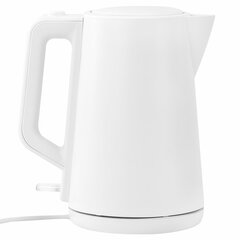 Чайник электрический SONNEN KT-1303, 1,7 л, 2200 Вт, пластик, белый, 456374