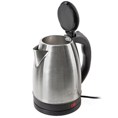 Чайник эконом, пластик на крышке, тонкая сталь, GOODHELPER KS-18B02, 1,8 л, 1500 Вт