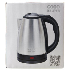 Чайник эконом, пластик на крышке, тонкая сталь, GOODHELPER KS-18B02, 1,8 л, 1500 Вт