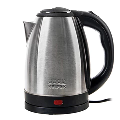 Чайник эконом, пластик на крышке, тонкая сталь, GOODHELPER KS-18B02, 1,8 л, 1500 Вт