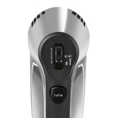 Миксер MOULINEX HM310E10, 300Вт, 5 скоростей, 2 венчика, 2 крюка для теста, серый