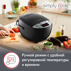 Мультиварка MOULINEX MK611832, 750 Вт, 4 л, 10 программ, таймер, функция Keep Warm, черный