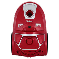 Пылесос TEFAL Compact Power TW3953EA, с пылесборником, потребляемая мощность 750 Вт, красный