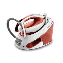 Парогенератор TEFAL SV8110E0, 2800 Вт, 6.3 Бар, постоянная подача пара 120 г/мин, паровой удар 420 г/мин, 1.8 л, белый/красный