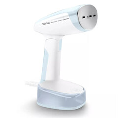 Отпариватель ручной TEFAL DT3041E1, 1300 Вт, пар 20 г/<wbr/>мин, резервуар 0.12 л, 1 режим, белый/<wbr/>голубой