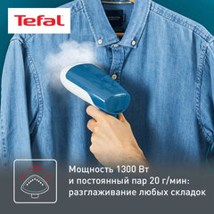 Отпариватель ручной TEFAL DT6130E0, 1300 Вт, пар 20 г/мин, резервуар 0,07 л, 1 режим, белый