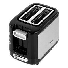 Тостер TEFAL TT365031, 850 Вт, 2 тоста, 7 режимов, механическое управление, металл/пластик, серебристый/черный