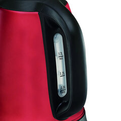 Чайник TEFAL KI270530, 1,7 л, 2400 Вт, закрытый нагревательный элемент, сталь, красный
