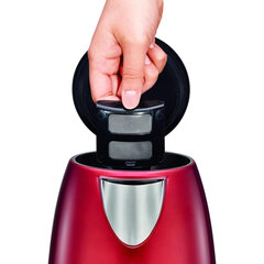 Чайник TEFAL KI270530, 1,7 л, 2400 Вт, закрытый нагревательный элемент, сталь, красный
