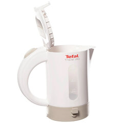 Чайник TEFAL KO120130, 0,5 л, 650 Вт, закрытый нагревательный элемент, пластик, бело-бежевый