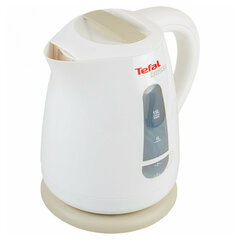 Чайник TEFAL KO29913E, 1,5 л, 2200 Вт, закрытый нагревательный элемент, пластик, белый