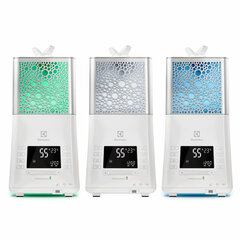 Увлажнитель воздуха ELECTROLUX EHU-3815D, объем бака 6,3 л, 110 Вт, гигростат, белый