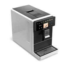 Кофемашина KAFFIT A5, 1400 Вт, объем 1,3 л, емкость для зерен 200 г, автокапучинатор, белая