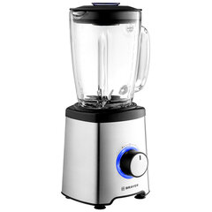 Блендер стационарный BRAYER BR1203, 1200 Вт, 5 скоростей, чаша 1,75 л, метал/<wbr/>стекло, серебристый