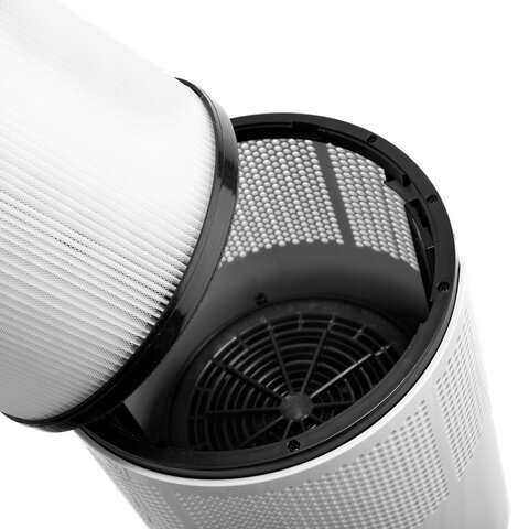 Очиститель воздуха BRAYER BR4930, мощность 25 Вт, площадь помещения до 18м2, ионизатор, 3 скорости, белый