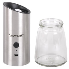 Мельница для специй ГРАВИТАЦИОННАЯ, НАБОР 2 шт., электрическая, с подсветкой, USB, PM-8, DASWERK (ДАСВЕРК), 456626