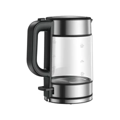 Чайник XIAOMI Electric Glass Kettle, 1,7 л, 2200 Вт, закрытый нагревательный элемент, стекло, черный