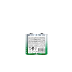 Батарейки КОМПЛЕКТ 2 шт., GP Super G-Tech, С (LR14, 14А), алкалиновые, в пленке, 14AA21RA