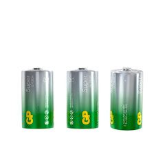 Батарейки КОМПЛЕКТ 2 шт., GP Super G-Tech, D (LR20, 13А), алкалиновые, в пленке, 13AA21RA