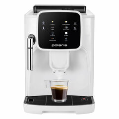 Кофемашина POLARIS PACM 2047SW, 1450 Вт, объем 1,8 л, автокапучинатор, белая, 81404