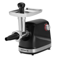 Мясорубка POLARIS PMG 2582, 2500 Вт, производительность 2,7 кг/<wbr/>мин, 5 насадок, реверс, черный, 68047