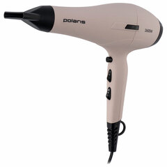 Фен POLARIS PHD 2600AСi Salon Hair, 2600 Вт, 2 скорости, 3 температурных режима, ионизация, розовый пепел, 64278