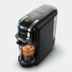 Кофемашина капсульная 5 в 1 NES/DG/чалды/молотый/K-Cup HIBREW H2B, 1450 Вт, объем 0,6 л, черная, 09915
